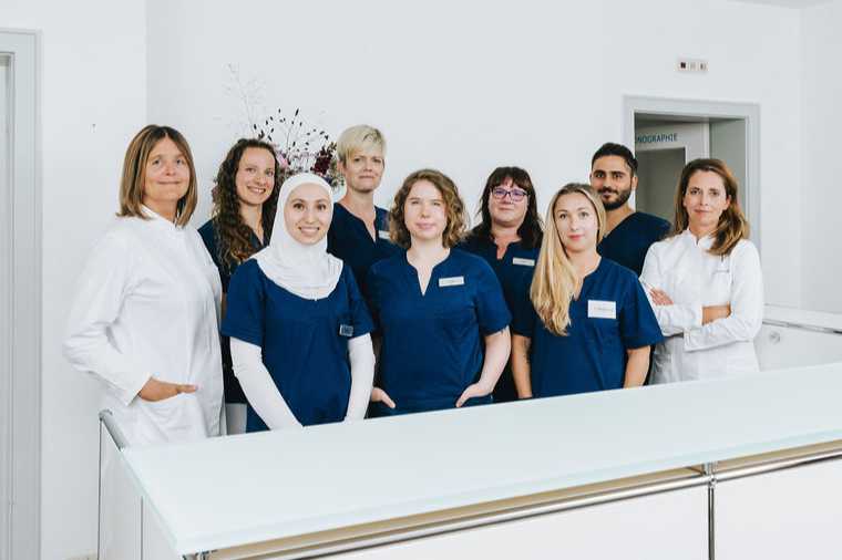 Das gesamte Team der Lungenpraxis Niendorf - Fachärzte und medizinisches Personal
